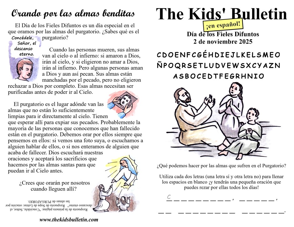 The Kids’ Bulletin en español: Día de los Fieles&nbsp;Difuntos