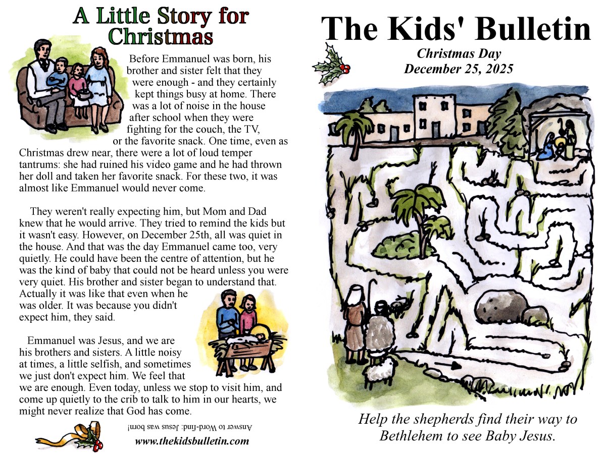 The Kids’ Bulletin for&nbsp;Christmas