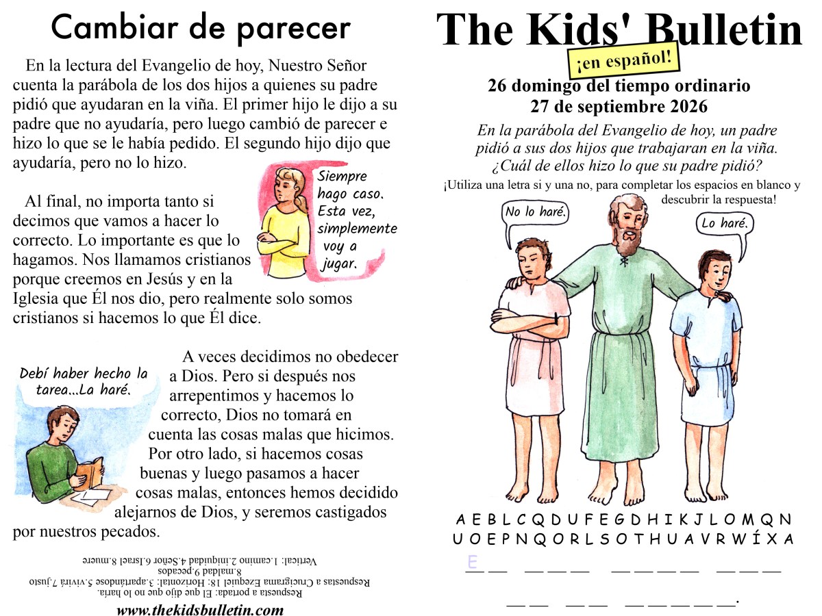 26o domingo del tiempo&nbsp;ordinario