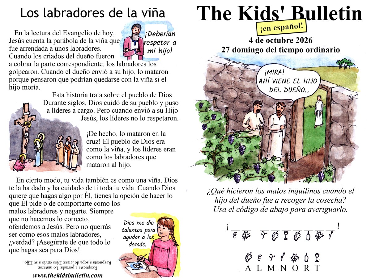 27o domingo del tiempo&nbsp;ordinario